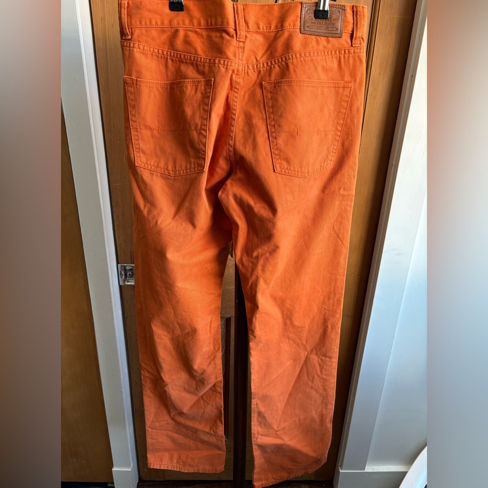Polo By Ralph Lauren Polo Orange Pants, 32/32 - image 2